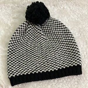 J. Crew | Black & White Beanie